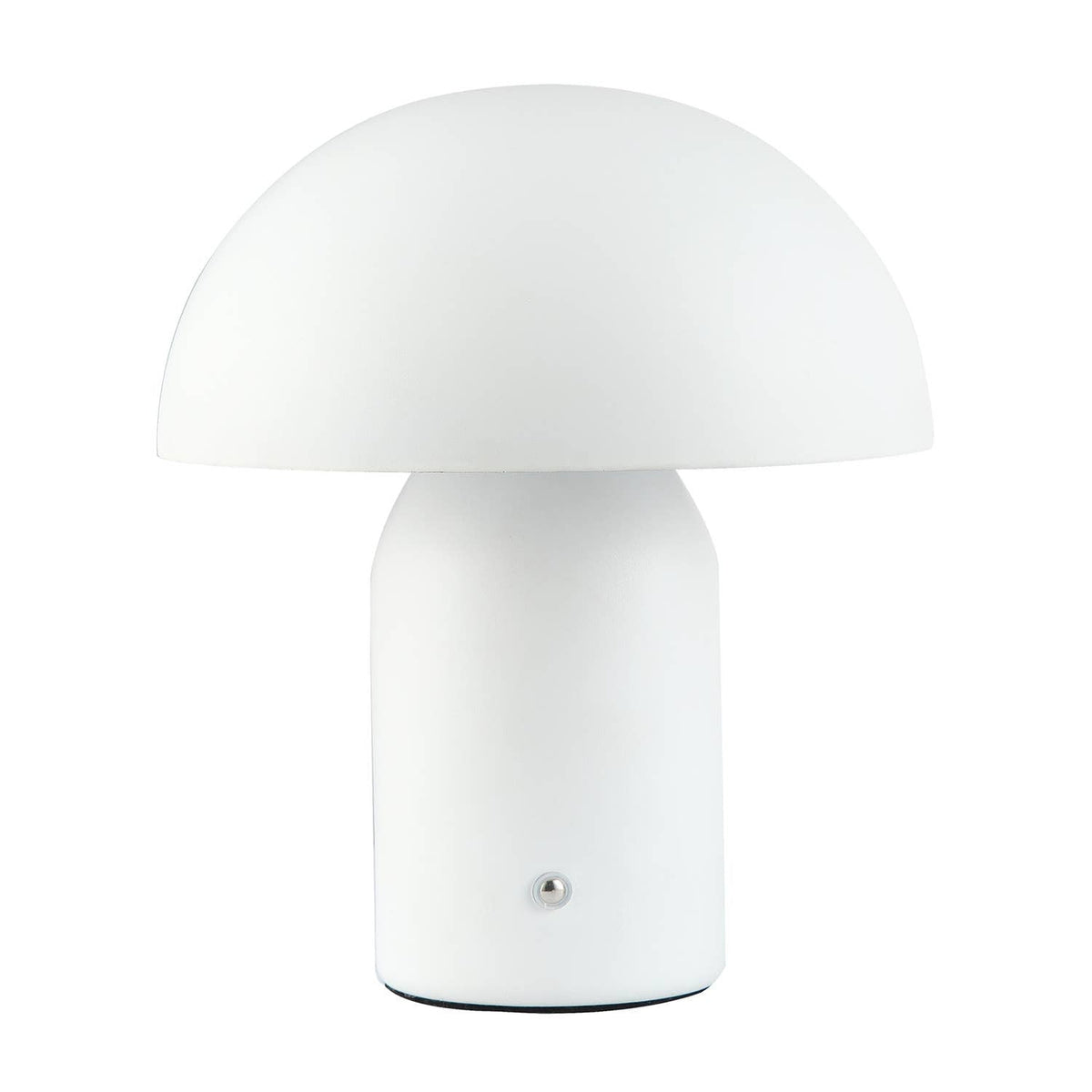 Decortieliving - Midnight Blue Mushroom Table Lamp 25cm | Rechargeable, Touch Dimmer