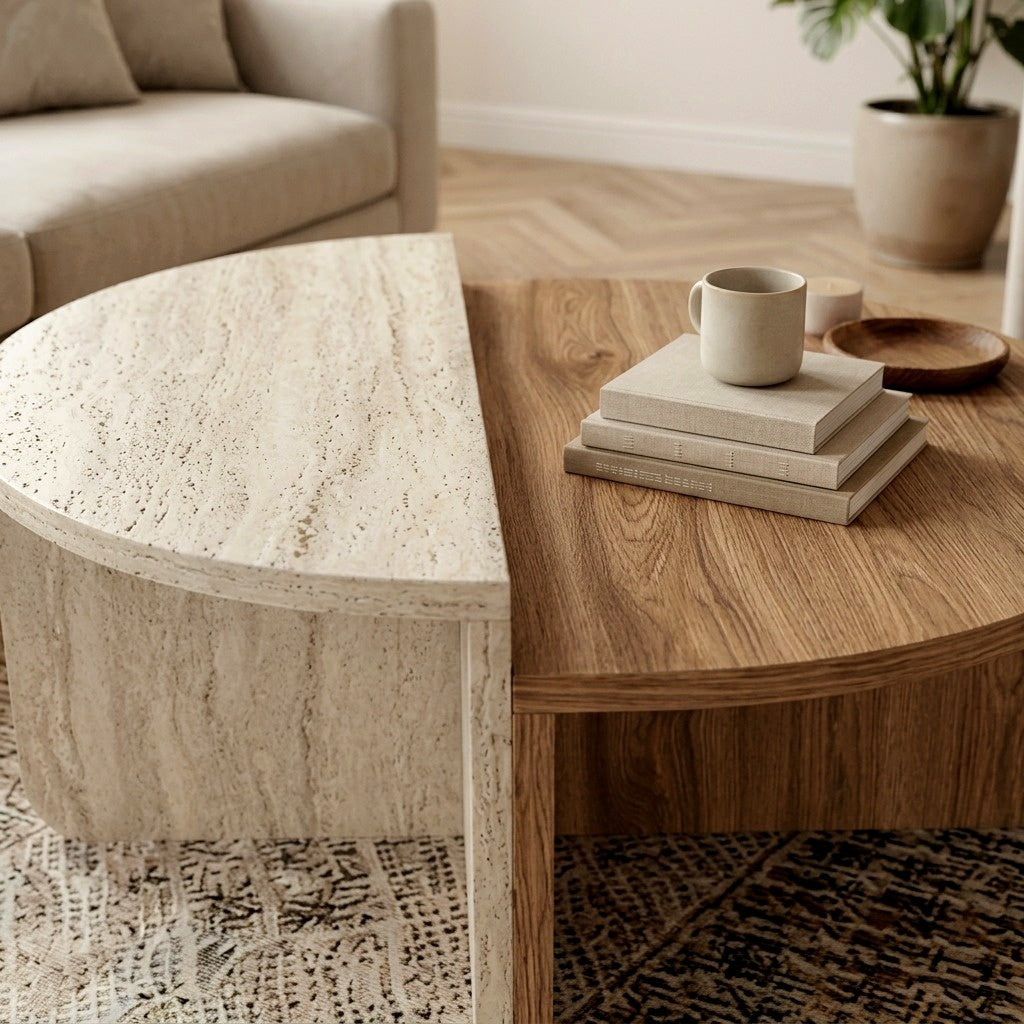 Decortieliving - Aloeva Modern Round Coffee Table