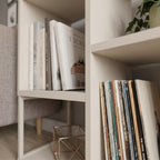 Decortieliving - Bolton Mini Bookcase with Open Shelves