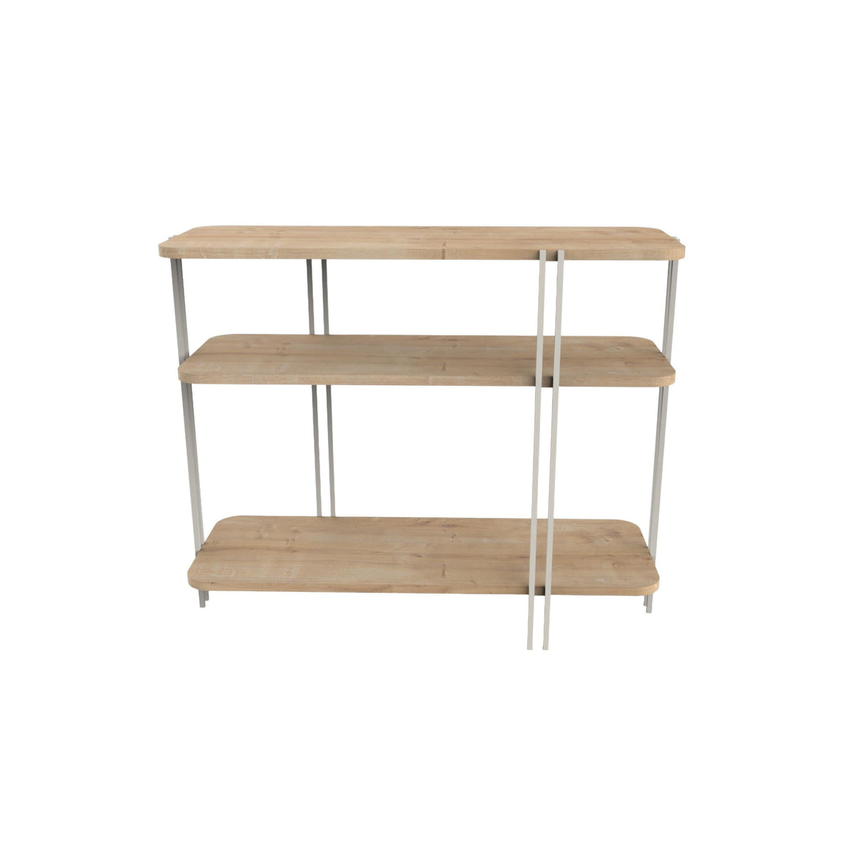 Decortieliving - Notus Console Table with Shelves