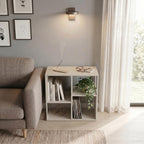 Decortieliving - Bolton Mini Bookcase with Open Shelves