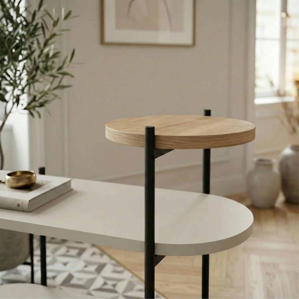 Decortieliving - Somo 3-Tier Display Side Table