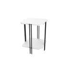 Decortieliving - Notus 2-Tier Side Table with Shelf