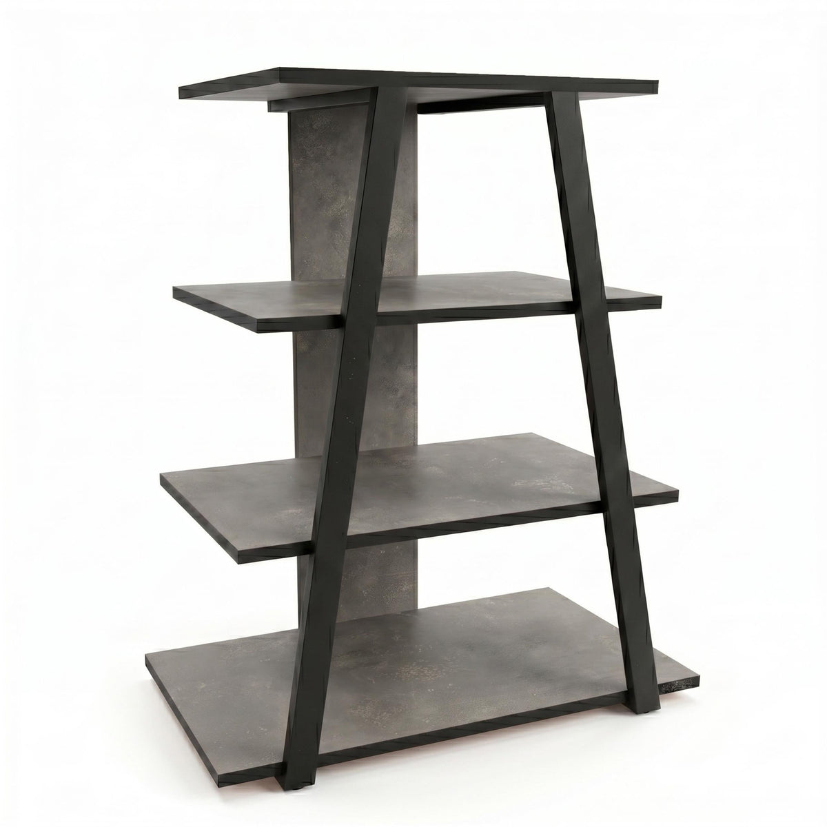 Decortieliving - Lyno Angled Mini TV Entertainment Unit with Open Shelves