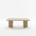 Decortieliving - Hillary Rectangular Coffee Table – 100 cm Modern Living Room Table