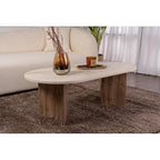Decortieliving - Sable Oval Coffee Table 119 x 60 cm