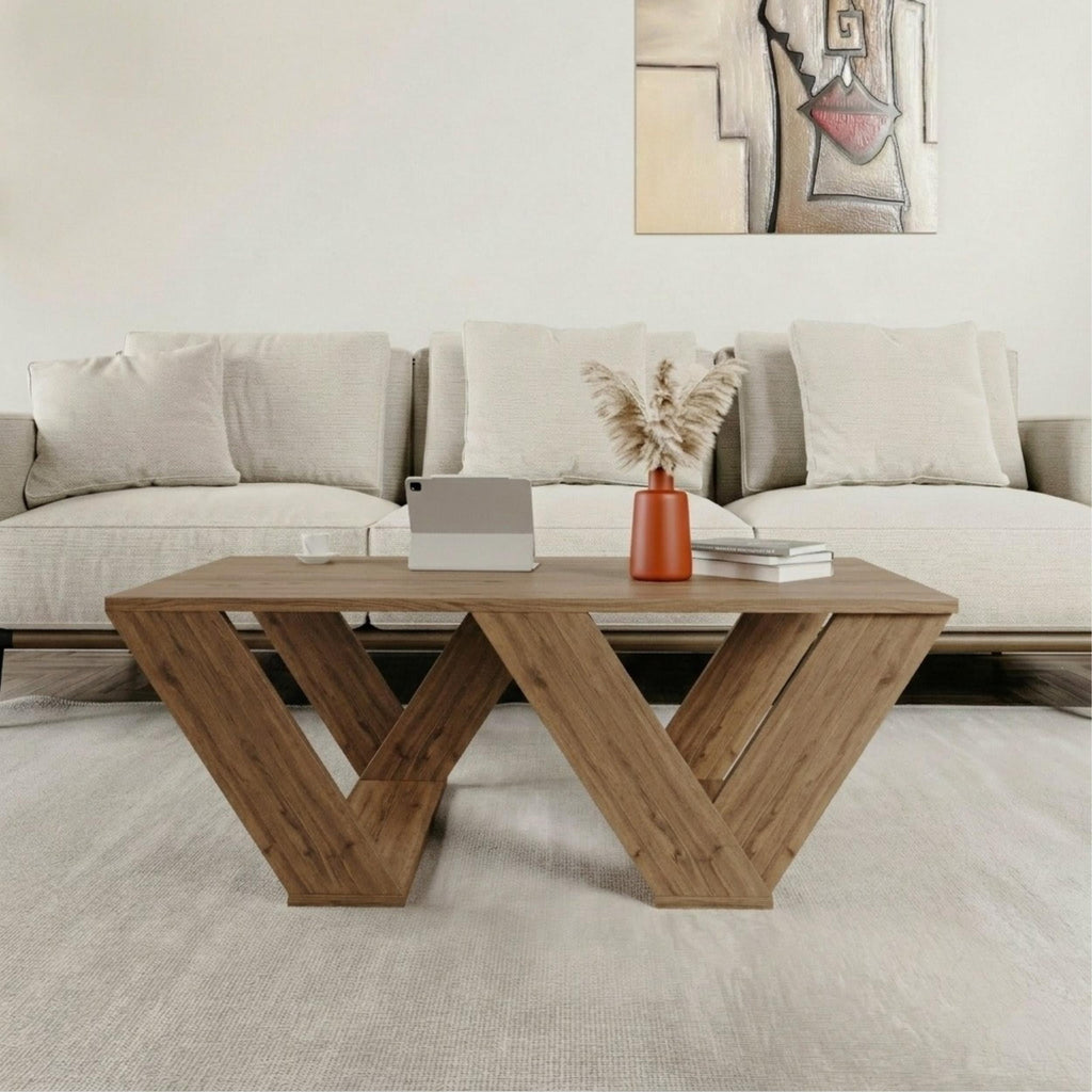 Decortieliving - Pipra Modern Coffee Table Multipurpose H 40cm