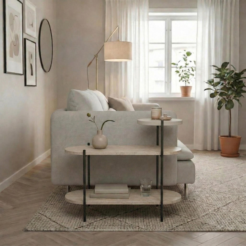 Decortieliving - Somo 3-Tier Display Side Table