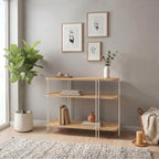 Decortieliving - Notus Console Table with Shelves