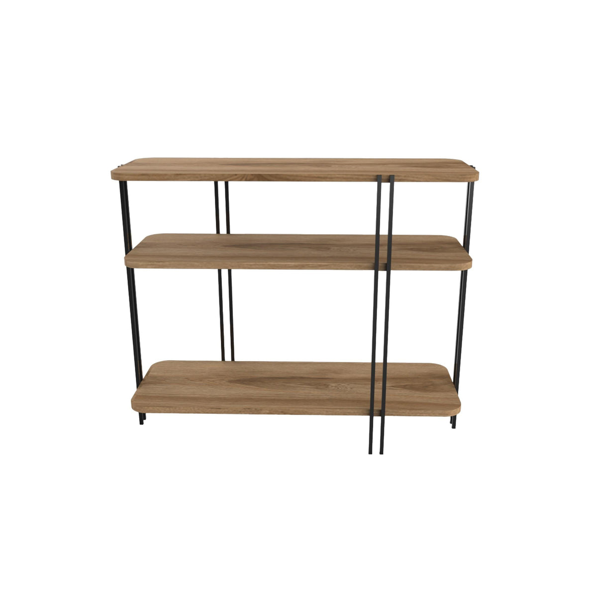 Decortieliving - Notus Console Table with Shelves