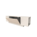 Decortieliving - Victor TV Unit Sandstone-Sonoma Oak-White 150 x 37 x 45.5 cm
