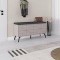 Decortieliving - Dune Shoe Storage Bench – Modern Hallway Bench with Storage