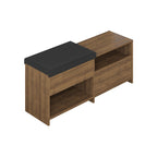 Decortieliving - Filux Shoe Bench – Modern Hallway Bench with Storage