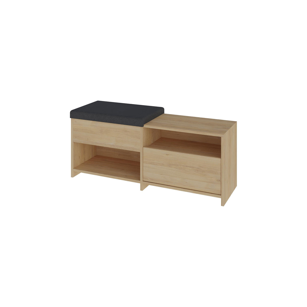 Decortieliving - Filux Shoe Bench – Modern Hallway Bench with Storage