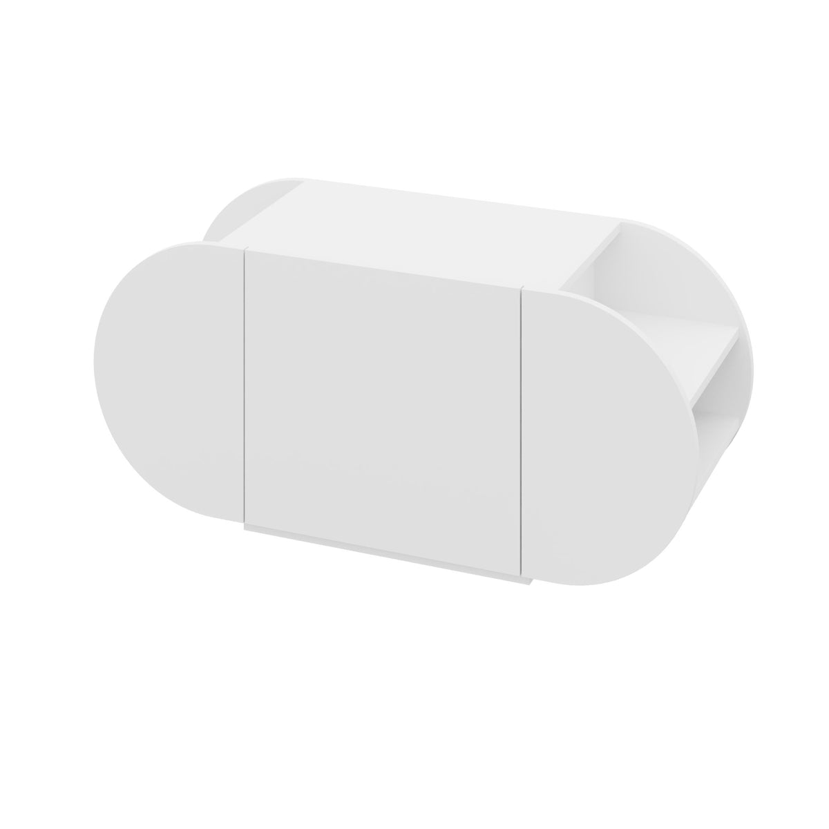 Decortieliving - Pozy Shoe Storage Bench – Modern Hallway Bench with Cabinet