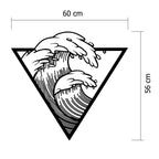 Decortieliving - Metal Decorative-no:35 Waves