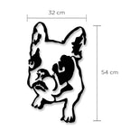 Decortieliving - Metal Wall Art-no.1 Dogo