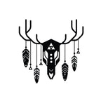 Decortieliving - Metal Wall Art-no:47 Deer Totem