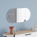 Decortieliving - Otis White Rounded Wall Mirror