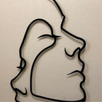 Decortieliving - Metal Wall Art -Two Face 95x53 Cm