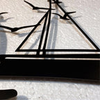 Decortieliving - Metal Wall Art - Rising Sun 90x44 cm