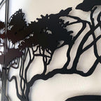 Decortieliving - Metal Wall Art - African Tree 120x60cm