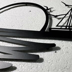 Decortieliving - Metal Wall Art - Rising Sun 120x55,2 Cm