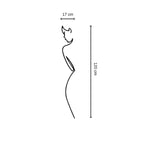 Decortieliving - Metal Wall Art-Minimalist Elegance 120 cm