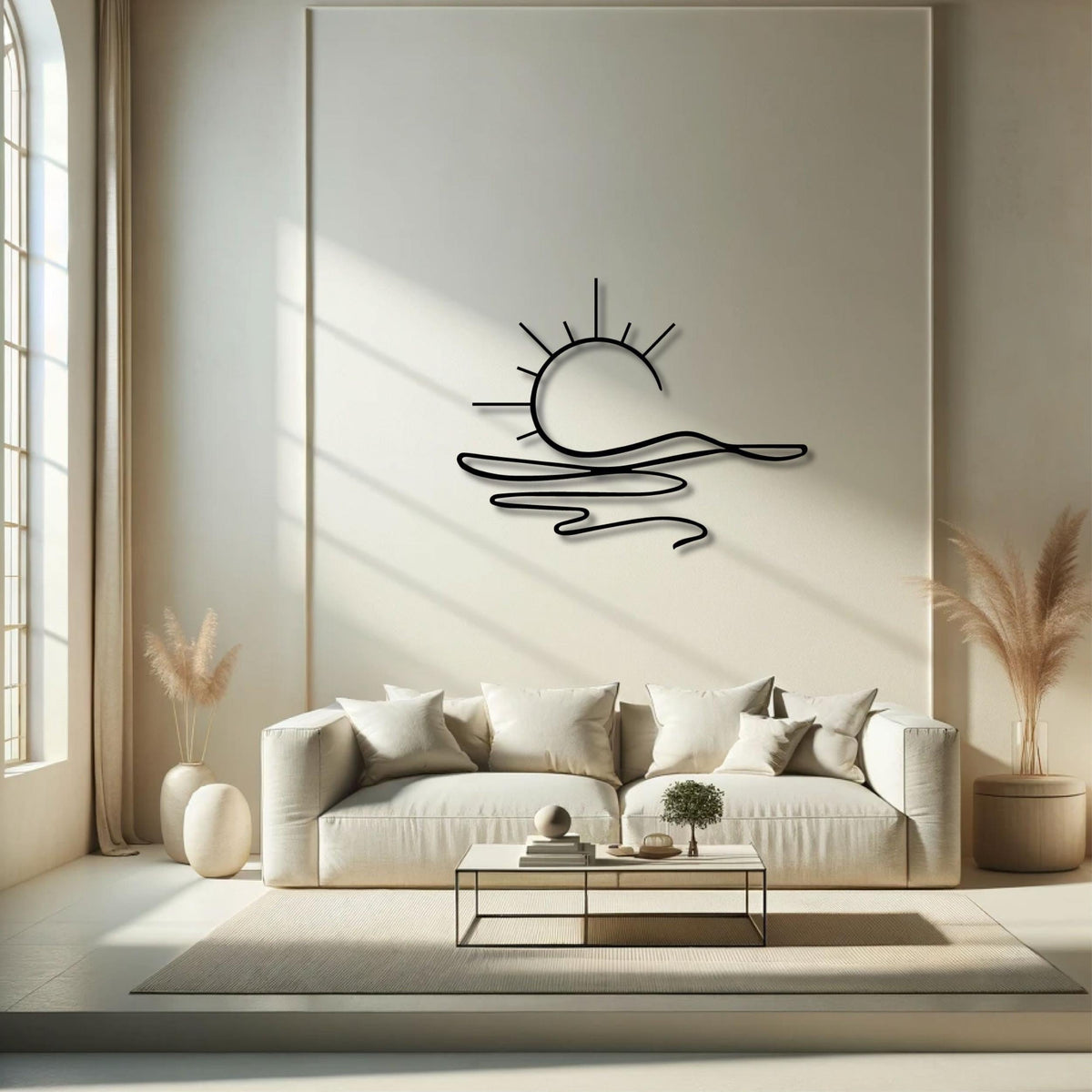 Decortieliving - Metal Wall Art - Sunny 75 cm