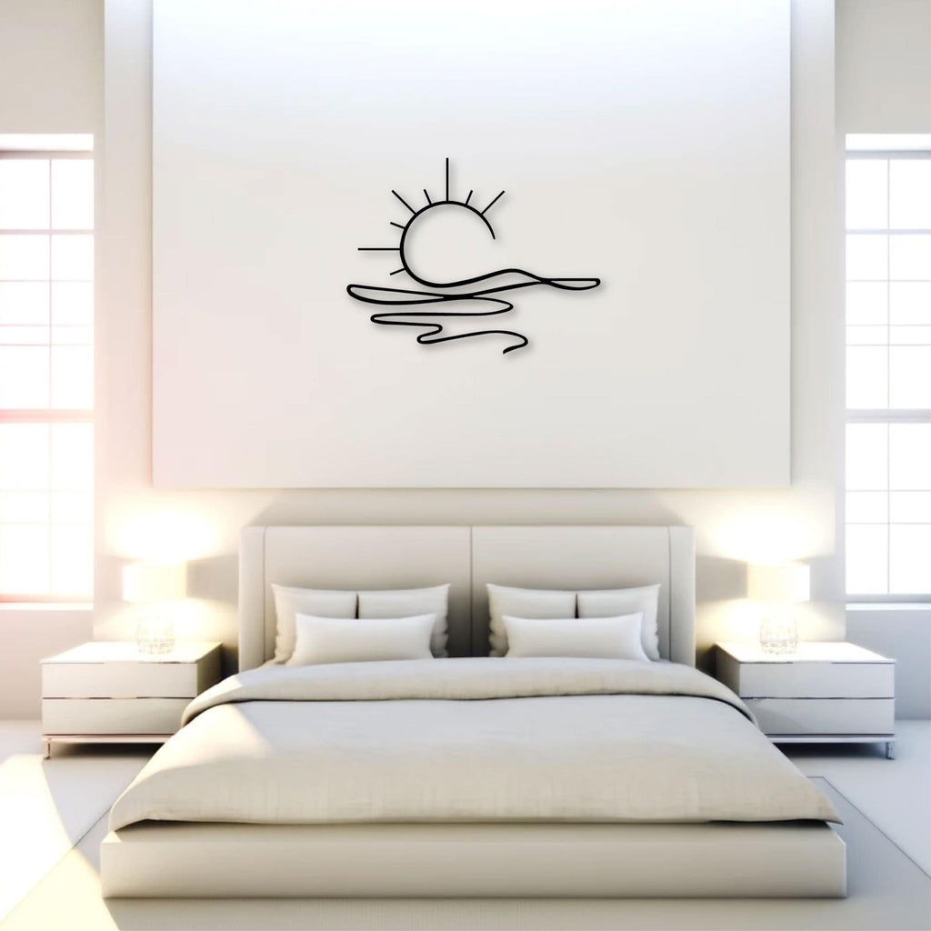 Decortieliving - Metal Wall Art - Sunny 75 cm