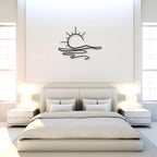 Decortieliving - Metal Wall Art - Sunny 75 cm
