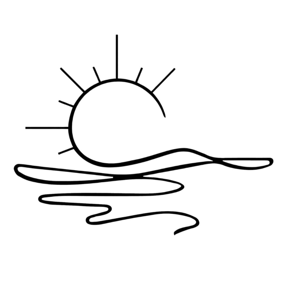 Decortieliving - Metal Wall Art - Sunny 75 cm