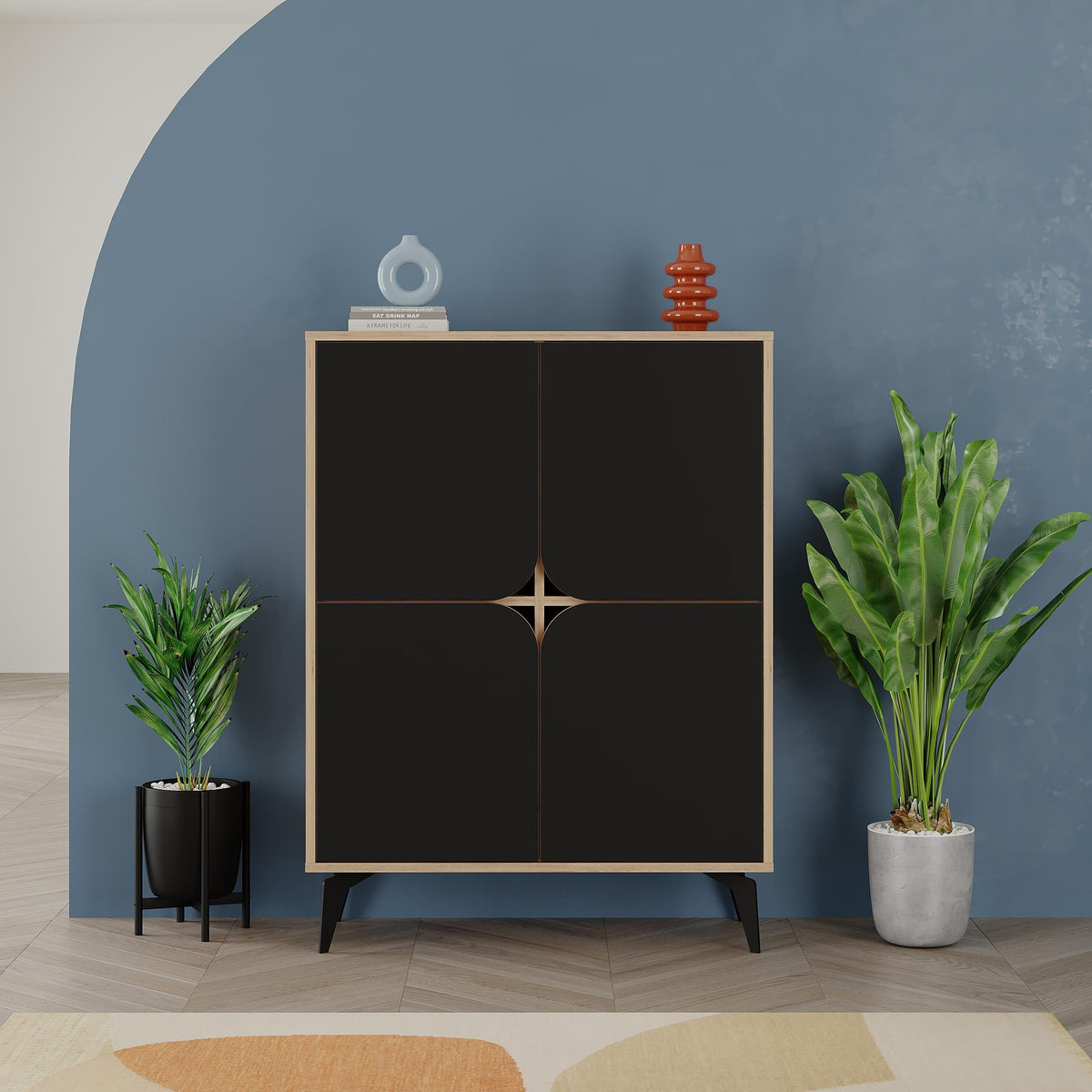 Decortieliving - Spark Multipurpose Hallway Cabinet 90 cm