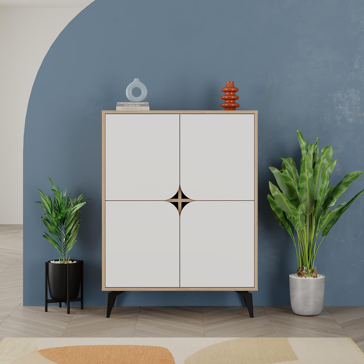 Decortieliving - Spark Multipurpose Hallway Cabinet 90 cm
