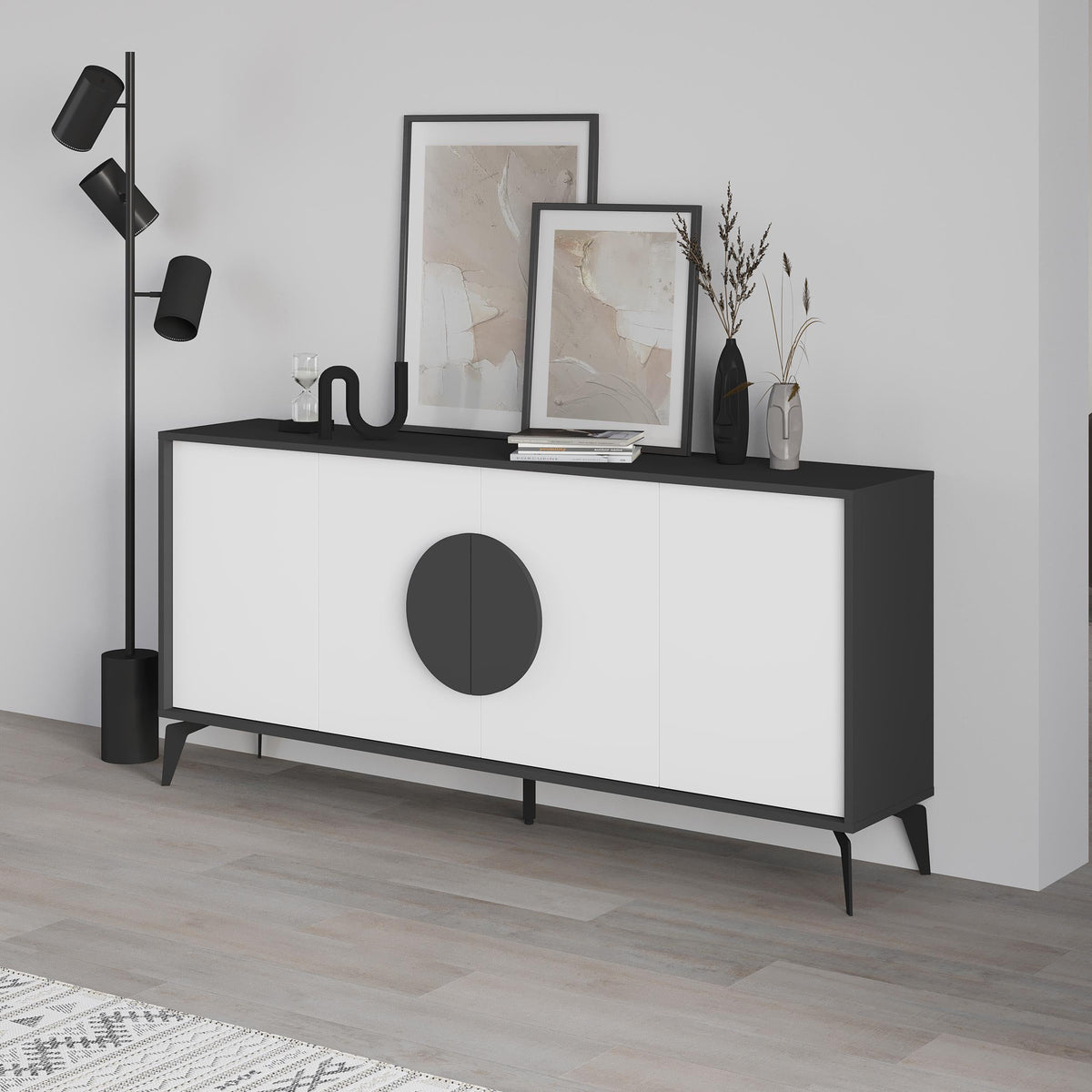 Decortieliving - Gora Console Sideboard Display Unit 180Cm