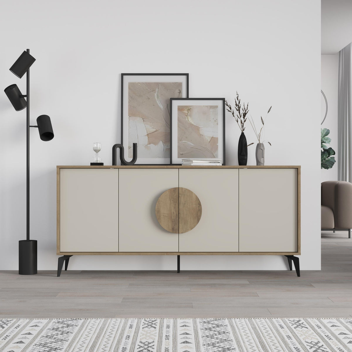 Decortieliving - Gora Console Sideboard Display Unit 180Cm