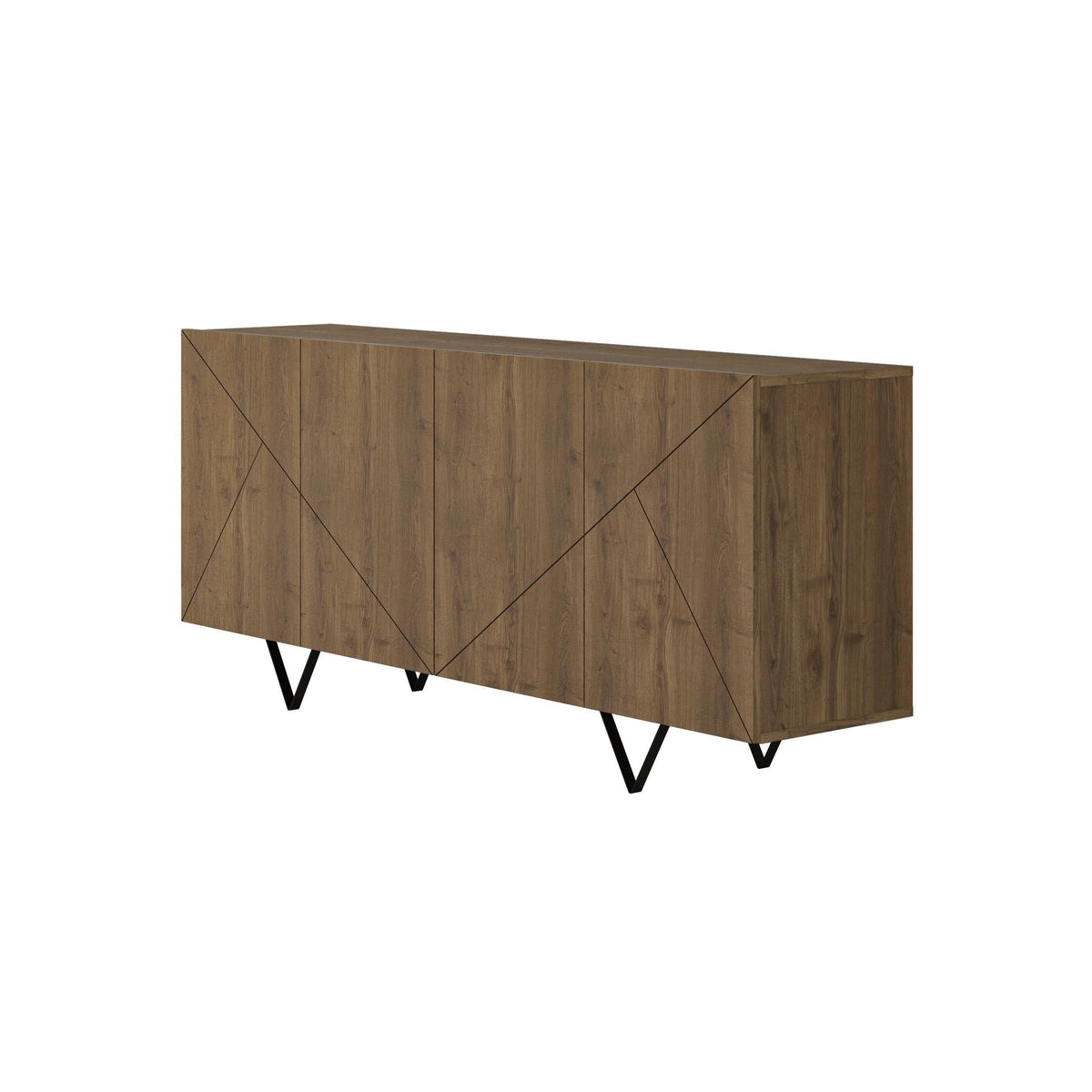 Decortieliving - Jakomen 4 Door Sideboard Storage Unit