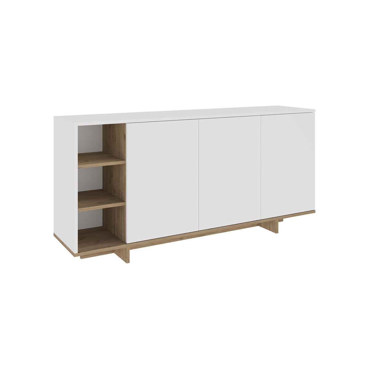 Decortieliving - Stockton Modern Console Unit with Open Shelves