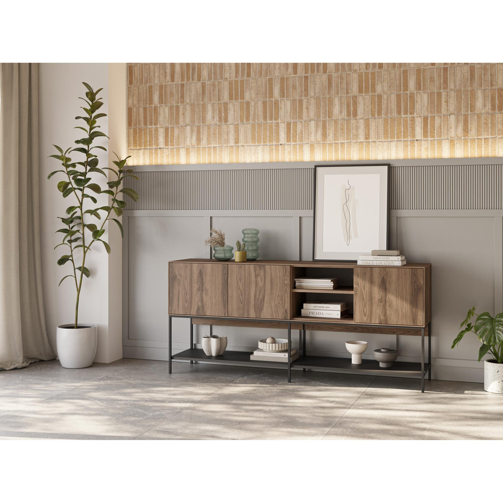 Decortieliving - Amira Console Table – 180cm – Modern Sideboard & Storage Unit