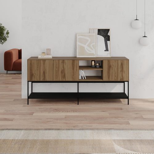 Decortieliving - Amira Console Table – 180cm – Modern Sideboard & Storage Unit