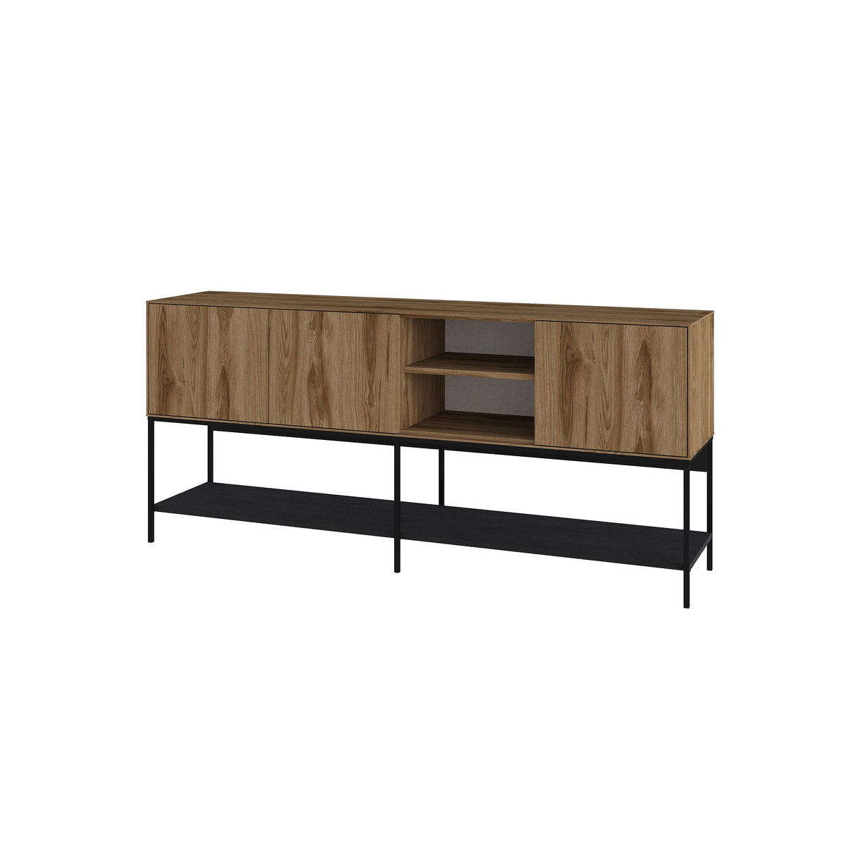 Decortieliving - Amira Console Table – 180cm – Modern Sideboard & Storage Unit