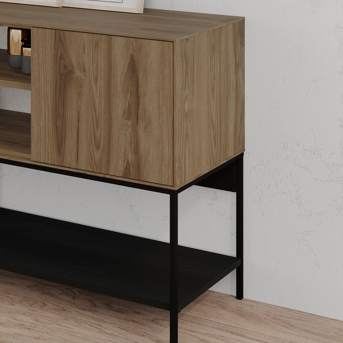 Decortieliving - Amira Console Table – 180cm – Modern Sideboard & Storage Unit