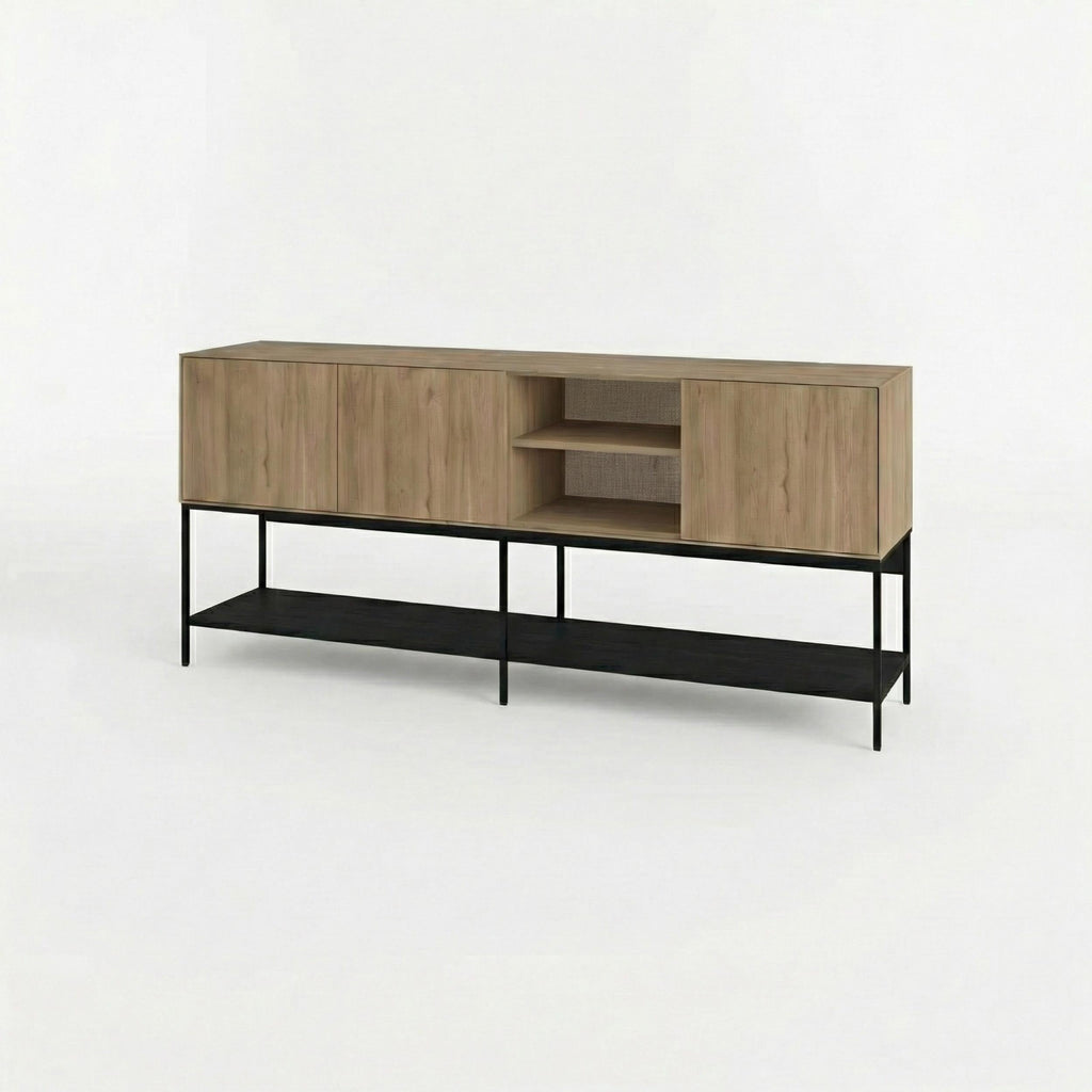 Decortieliving - Amira Console Table – 180cm – Modern Sideboard & Storage Unit