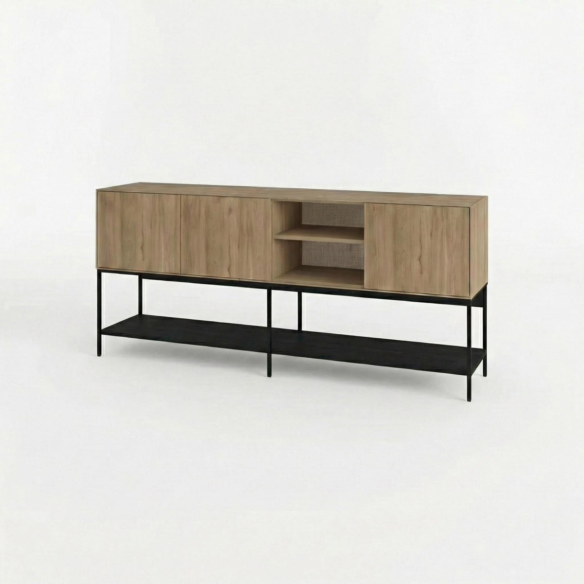 Decortieliving - Amira Console Table – 180cm – Modern Sideboard & Storage Unit