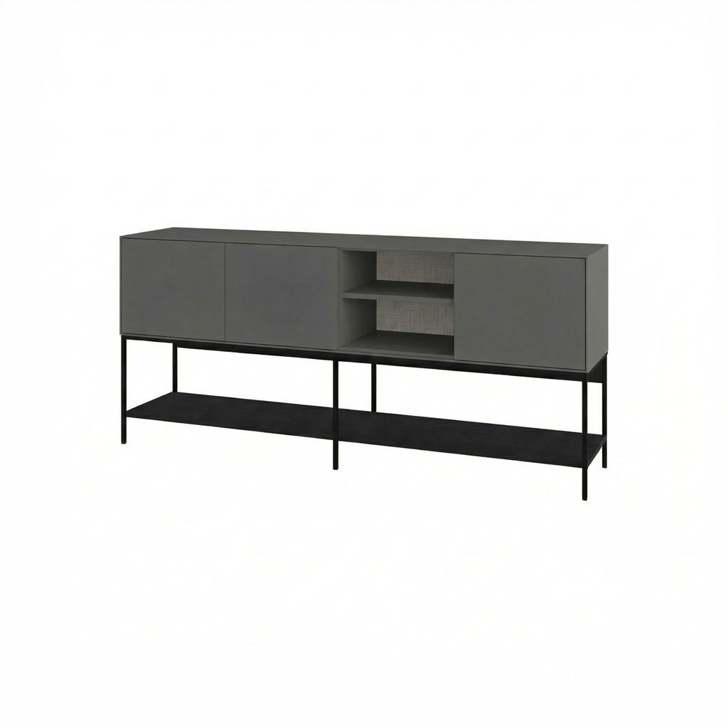 Decortieliving - Amira Console Table – 180cm – Modern Sideboard & Storage Unit
