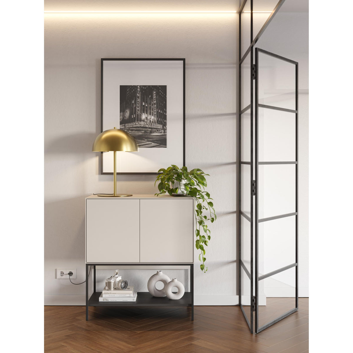 Decortieliving - Amira Console Table – 80cm – Modern Sideboard & Storage Unit