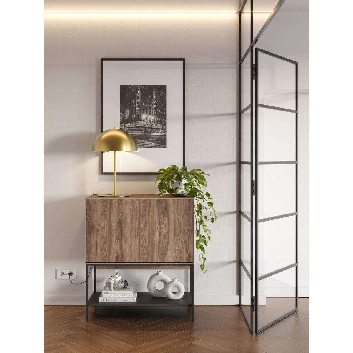 Decortieliving - Amira Console Table – 80cm – Modern Sideboard & Storage Unit