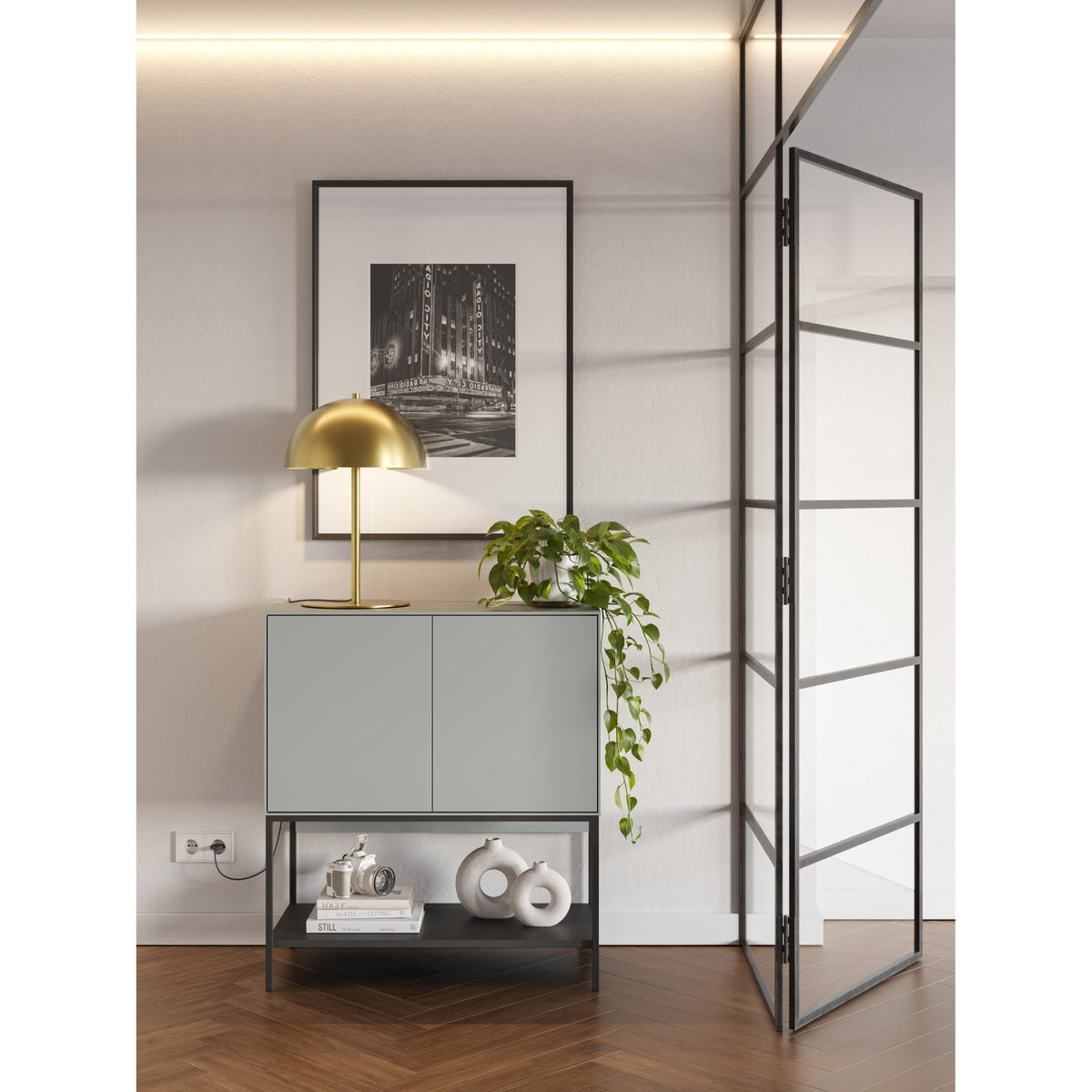 Decortieliving - Amira Console Table – 80cm – Modern Sideboard & Storage Unit