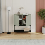 Decortieliving - Amira Console Table – 80cm – Modern Sideboard & Storage Unit