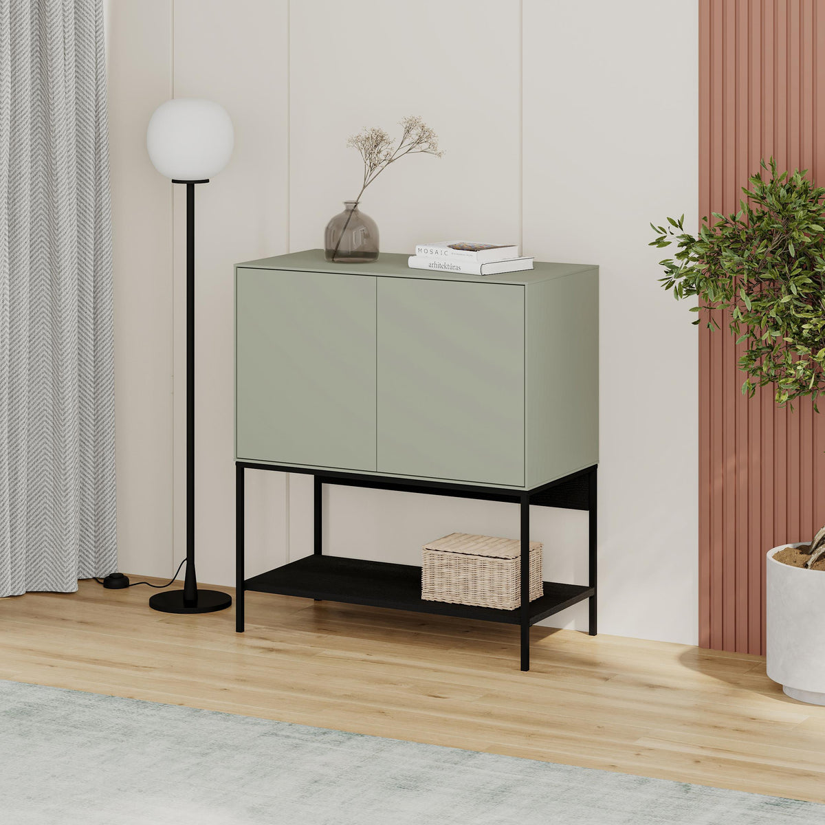 Decortieliving - Amira Console Table – 80cm – Modern Sideboard & Storage Unit